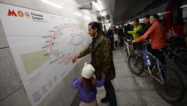 Пассажиры на станции Лужники Московского центрального кольца Пассажиры на станции Лужники Московского центрального кольца