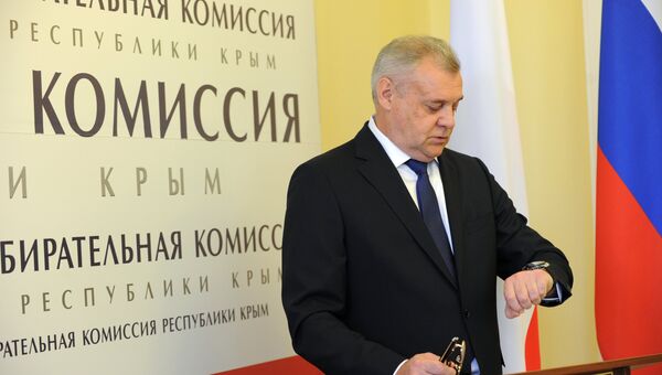 Председатель Центральной избирательной комиссии Крыма Михаил Малышев Председатель Центральной избирательной комиссии Крыма Михаил Малышев