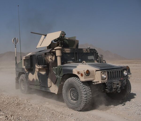 Автомобиль HMMWV (Хамви) афганской национальной армии Автомобиль HMMWV (Хамви) афганской национальной армии