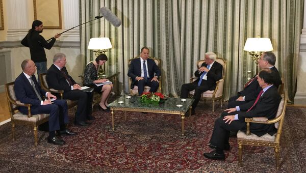 Встреча министра иностранных дел РФ Сергея Лаврова и президента Греции Прокописа Павлопулоса в Афинах Встреча министра иностранных дел РФ Сергея Лаврова и президента Греции Прокописа Павлопулоса в Афинах