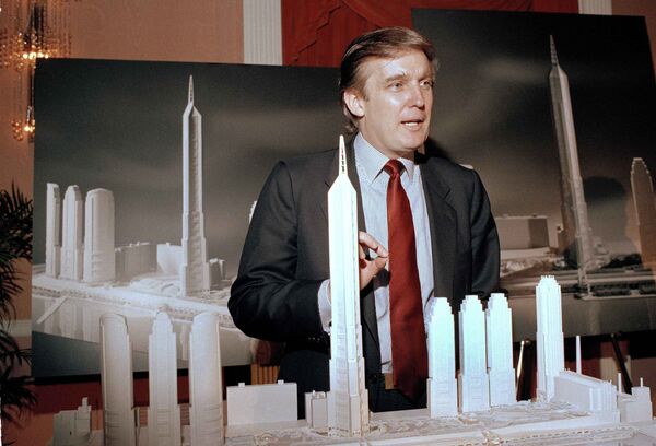 Дональд Трамп на Манхэттене. 1985 год Дональд Трамп на Манхэттене. 1985 год