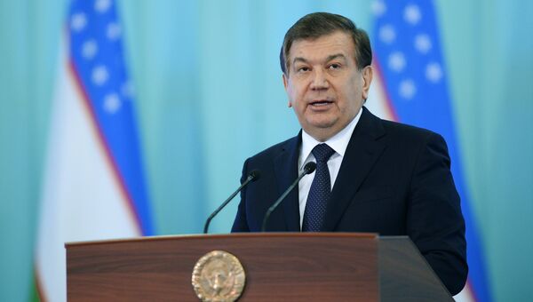 Премьер-министр и временно исполняющий обязанности президента Узбекистана Шавкат Мирзиеев, победивший на выборах президента Узбекистана Премьер-министр и временно исполняющий обязанности президента Узбекистана Шавкат Мирзиеев, победивший на выборах президента Узбекистана