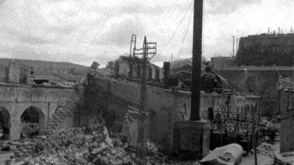 Разрушенный фашистами Севастополь. 1941 год Разрушенный фашистами Севастополь. 1941 год