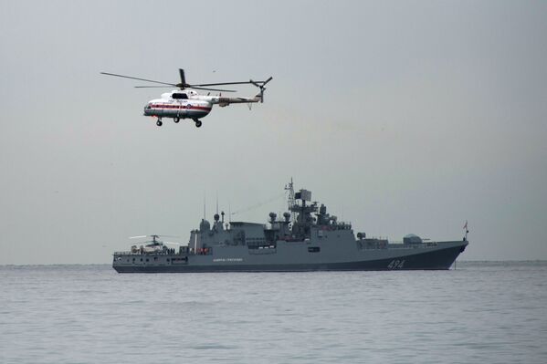 Поисковые работы в акватории Черного моря в районе крушения самолета ТУ-154 Поисковые работы в акватории Черного моря в районе крушения самолета ТУ-154