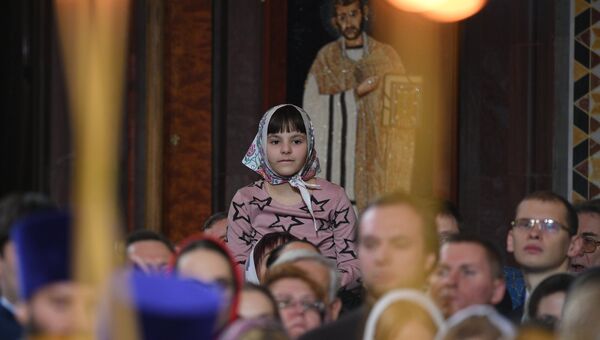 Рождественское богослужение в храме Христа Спасителя Рождественское богослужение в храме Христа Спасителя