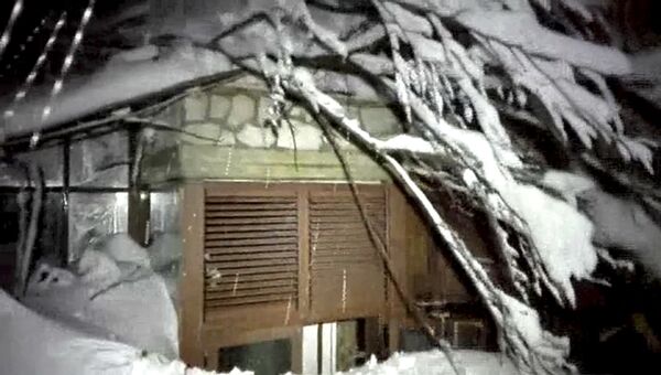 Отель Rigopiano di Farindola в итальянском регионе Абруццо после схода лавины Отель Rigopiano di Farindola в итальянском регионе Абруццо после схода лавины