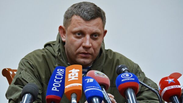 Глава ДНР Александр Захарченко. Архивное фото Глава ДНР Александр Захарченко. Архивное фото