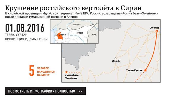 Крушение российского вертолёта в Сирии Крушение российского вертолёта в Сирии