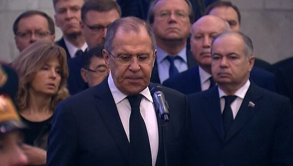LIVE: Церемония прощания с постоянным представителем РФ при ООН Виталием Чуркиным LIVE: Церемония прощания с постоянным представителем РФ при ООН Виталием Чуркиным