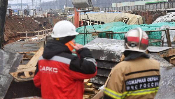 Обрушение строящегося тоннеля на Калужском шоссе Обрушение строящегося тоннеля на Калужском шоссе