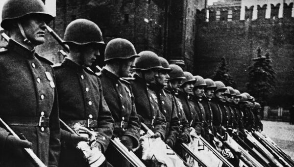 Парад Победы на Красной площади в Москве, 24 июня 1945 Парад Победы на Красной площади в Москве, 24 июня 1945
