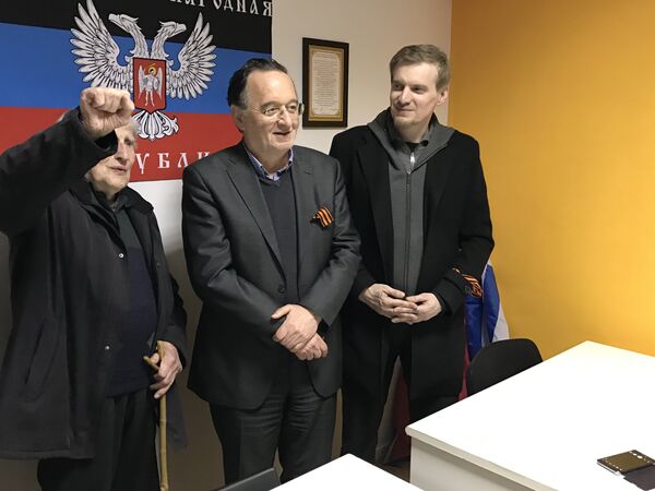 Открытие представительского центра ДНР в Греции Открытие представительского центра ДНР в Греции
