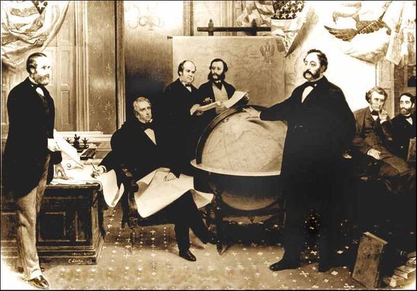 Подписание договора о продаже Аляски 30 марта 1867 года Подписание договора о продаже Аляски 30 марта 1867 года