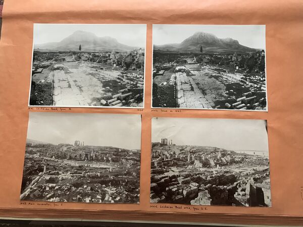Вид на раскопки в 1925 году Вид на раскопки в 1925 году
