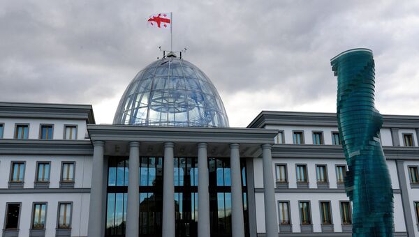 Президентский дворец в Тбилиси. Архивное фото Президентский дворец в Тбилиси. Архивное фото