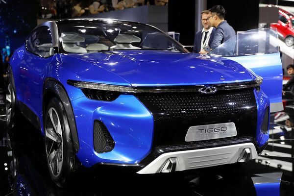 Концепт Tiggo Coupe на Шанхайском автосалоне 2017 Концепт Tiggo Coupe на Шанхайском автосалоне 2017