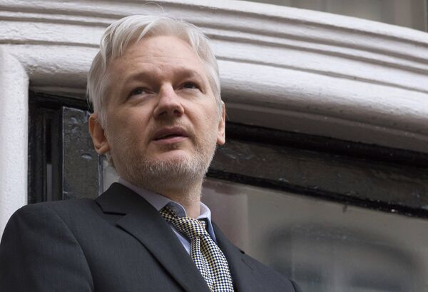 Сооснователь WikiLeaks Джулиан Ассанж выступает с речью с балкона посольства Эквадора в Лондоне перед журналистами и митингующими Сооснователь WikiLeaks Джулиан Ассанж выступает с речью с балкона посольства Эквадора в Лондоне перед журналистами и митингующими