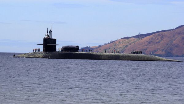 Американская подводная лодка USS Michigan Американская подводная лодка USS Michigan