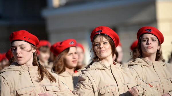 Участники военно-патриотического общественного движения Юнармия Участники военно-патриотического общественного движения Юнармия