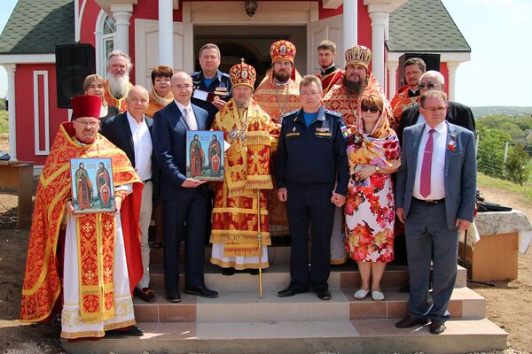 Освящение храма святых преподобномучеников Александра Пересвета и Андрея Ослябя в Севастополе Освящение храма святых преподобномучеников Александра Пересвета и Андрея Ослябя в Севастополе