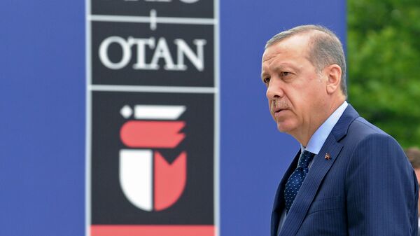 Президент Турции Реджеп Тайип Эрдоган на саммите НАТО в Варшаве Президент Турции Реджеп Тайип Эрдоган на саммите НАТО в Варшаве