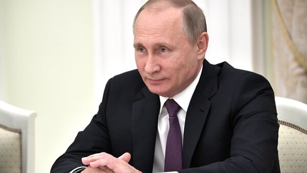 Президент России Владимир Путин. Архивное фото Президент России Владимир Путин. Архивное фото