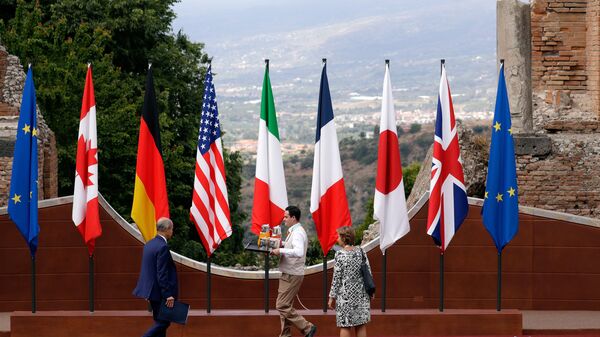 Флаги Евросоюза и стран G7 Флаги Евросоюза и стран G7