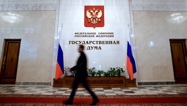 В здании Государственной Думы РФ. Архивное фото В здании Государственной Думы РФ. Архивное фото