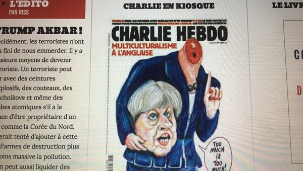 Карикатура в журнале Charlie Hebdo Карикатура в журнале Charlie Hebdo