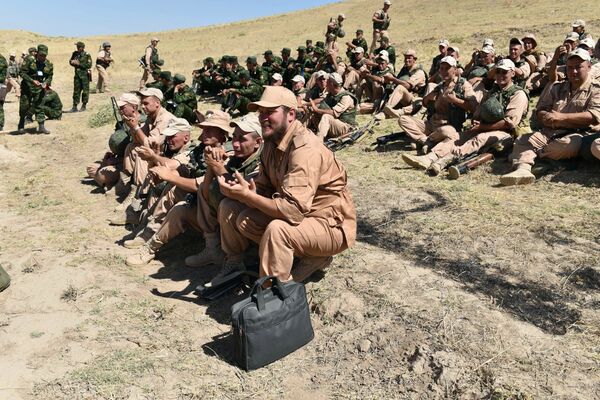 Совместные учения 201-й российской военной базы и военных сил Таджикистана Совместные учения 201-й российской военной базы и военных сил Таджикистана