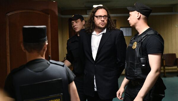 Сергей Полонский во время оглашения приговора в Пресненском суде Москвы. 12 июля 2017 Сергей Полонский во время оглашения приговора в Пресненском суде Москвы. 12 июля 2017