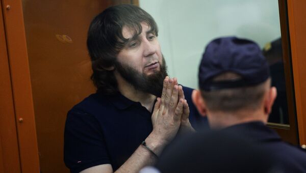 Заур Дадаев во время оглашения приговора по делу об убийстве Бориса Немцова. 13 июля 2017 Заур Дадаев во время оглашения приговора по делу об убийстве Бориса Немцова. 13 июля 2017
