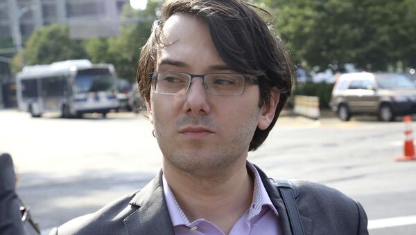 Глава нью-йоркской фармацевтической компании Turing Pharmaceuticals AG Мартин Шкрели. Архивное фото Глава нью-йоркской фармацевтической компании Turing Pharmaceuticals AG Мартин Шкрели. Архивное фото