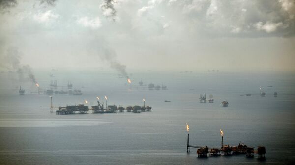 Добыча нефти в Мексиканском заливе Добыча нефти в Мексиканском заливе