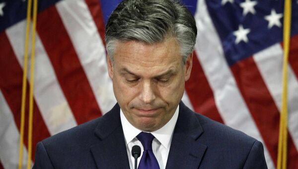 Джон Хантсман баллотируется в президенты США. 2012 год Джон Хантсман баллотируется в президенты США. 2012 год
