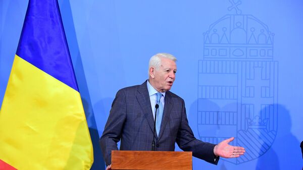 Глава румынского МИД Теодор Мелешкану. 27 февраля 2017 Глава румынского МИД Теодор Мелешкану. 27 февраля 2017