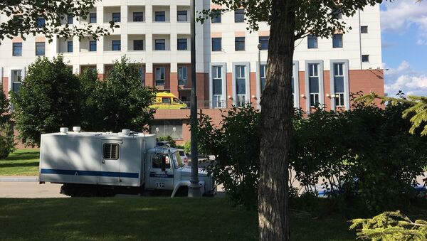 Ситуация у Московского областного суда, в котром произошла перестрелка. 1 августа 2017 Ситуация у Московского областного суда, в котром произошла перестрелка. 1 августа 2017