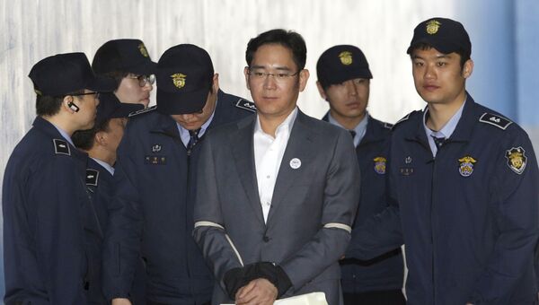 Глава южнокорейской корпорации Samsung Ли Чжэ Ён. Архивное фото Глава южнокорейской корпорации Samsung Ли Чжэ Ён. Архивное фото