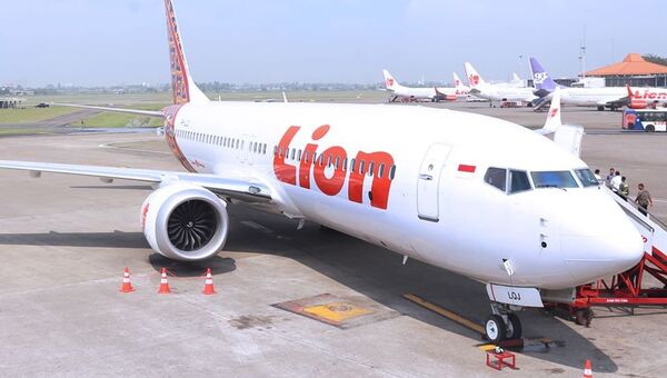 Самолет авиакомпании Lion Air. Архивное фото Самолет авиакомпании Lion Air. Архивное фото