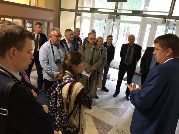 Пресс-тур на строящуюся БелАЭС неподалеку от города Островец Пресс-тур на строящуюся БелАЭС неподалеку от города Островец