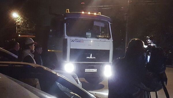 Задержанние водителя грузовика, сбившего двоих пешеходов в Тверском районе столицы. 30 августа 2017 Задержанние водителя грузовика, сбившего двоих пешеходов в Тверском районе столицы. 30 августа 2017
