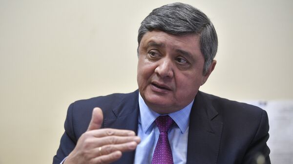 Спецпредставитель президента РФ в Афганистане, директор Второго департамента Азии МИД России Замир Кабулов во время интервью Спецпредставитель президента РФ в Афганистане, директор Второго департамента Азии МИД России Замир Кабулов во время интервью