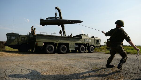 Развёртывание оперативно-тактического ракетного комплекса Искандер-М Развёртывание оперативно-тактического ракетного комплекса Искандер-М