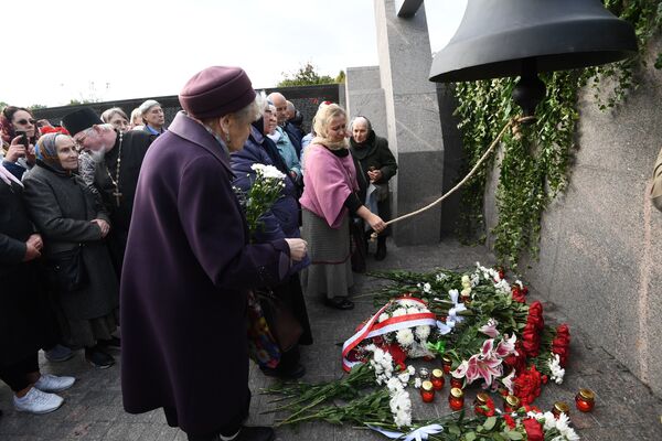Открытие мемориала Сад памяти на Бутовском полигоне Открытие мемориала Сад памяти на Бутовском полигоне