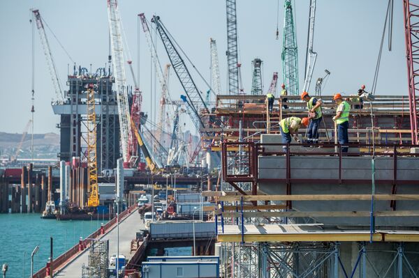 Строительство Крымского моста Строительство Крымского моста