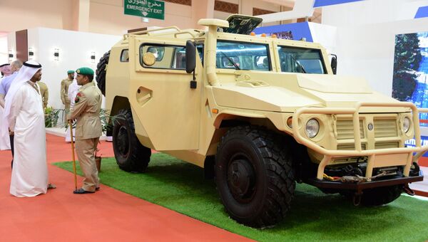 Бронеавтомобиль Тигр на международной оборонной выставке BIDEC-2017 в Бахрейне Бронеавтомобиль Тигр на международной оборонной выставке BIDEC-2017 в Бахрейне