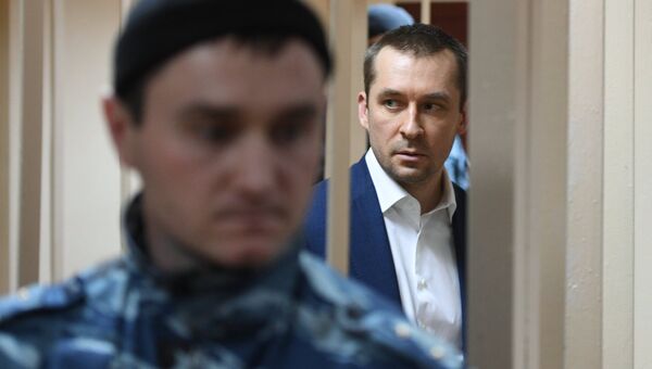 Дмитрий Захарченко во время судебного заседания. Архивное фото Дмитрий Захарченко во время судебного заседания. Архивное фото