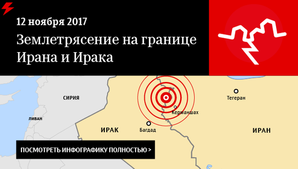Землетрясение на границе Ирана и Ирака Землетрясение на границе Ирана и Ирака
