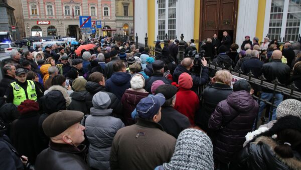 Прощание с Михаилом Задорновым в Риге. 15 ноября 2017 Прощание с Михаилом Задорновым в Риге. 15 ноября 2017