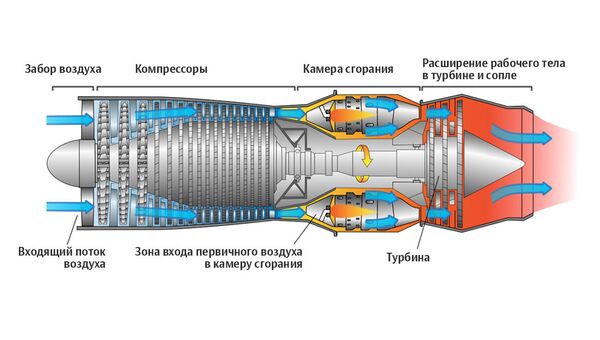 Затянуло в двигатель самолета